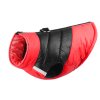 polar zimni vesta pro psy vodeodolna reflexni prvky cervena