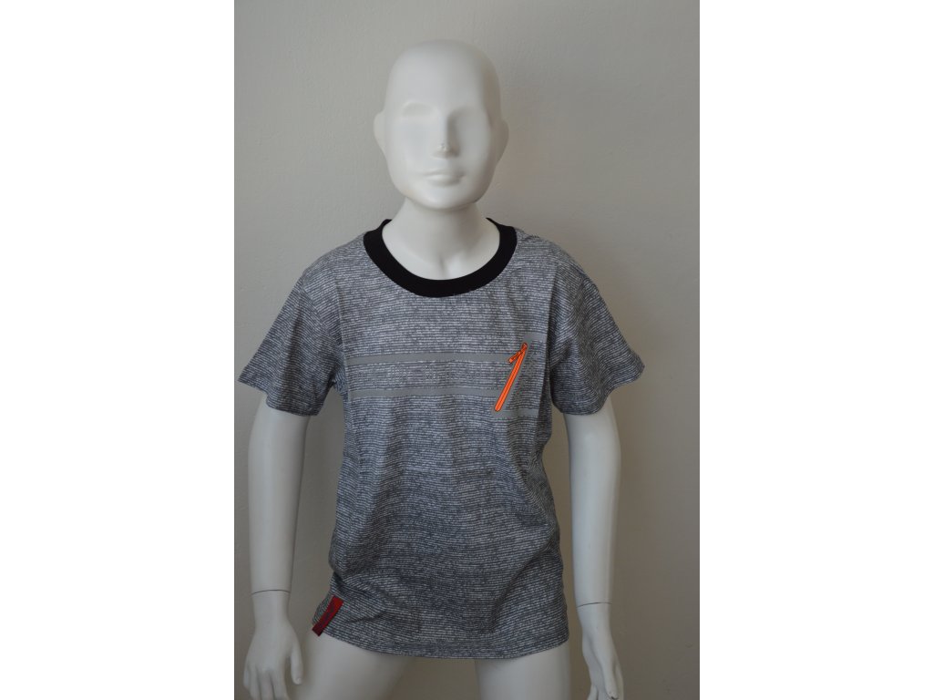 Chlapecké sportovní triko Kugo s neonovými doplňky