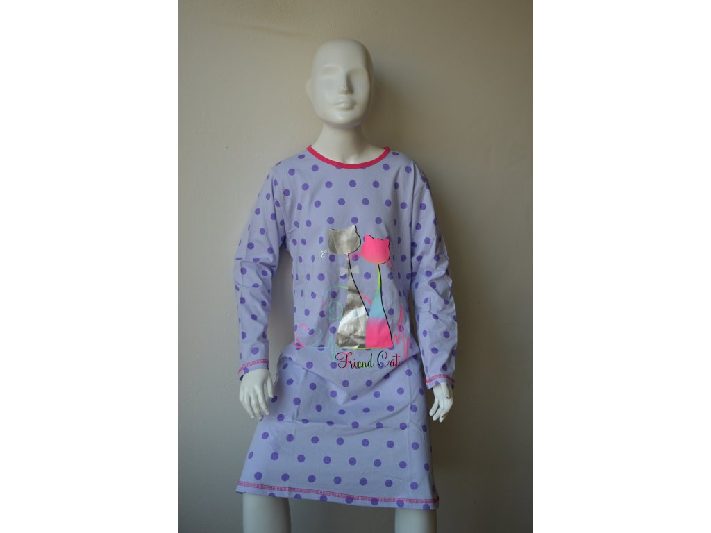 Dívčí noční košile zn. Kugo MN 1325 - fialová