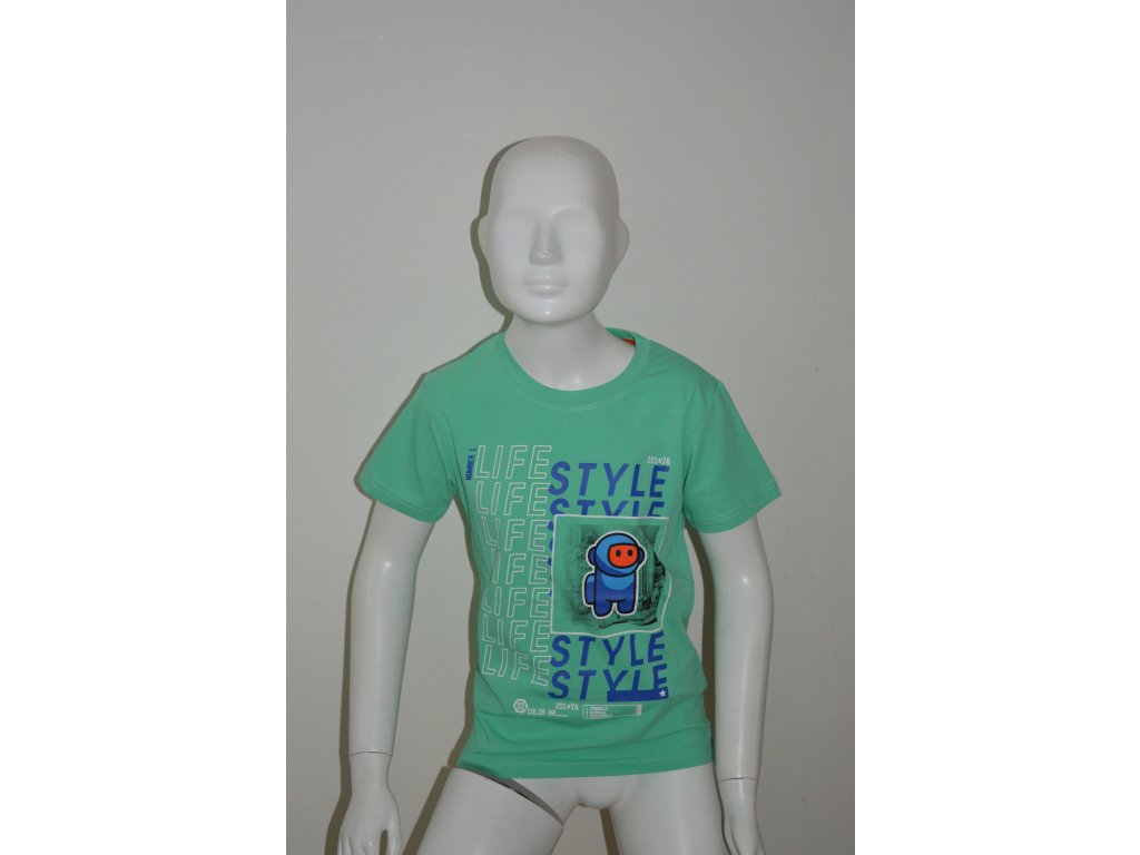 Chlapecké triko Kugo FC 0266 - zelené