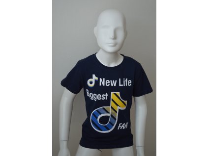 Chlapecké triko Kugo FC 0521 - tmavě modré
