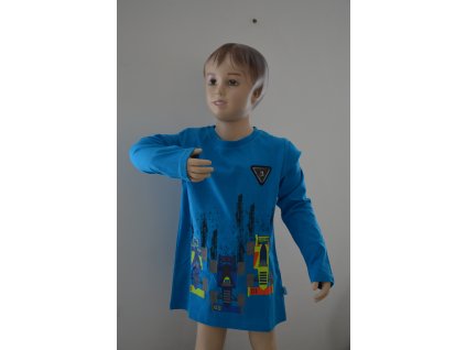 Chlapecké triko Kugo M 0210 - modré