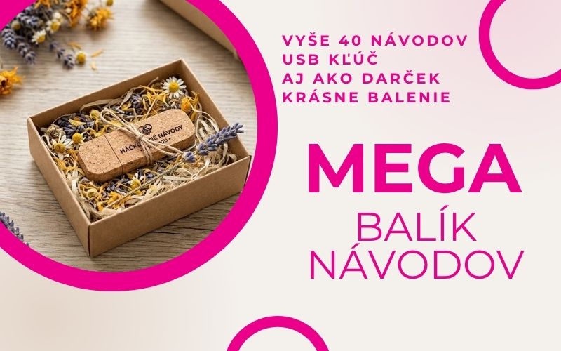 Mega balík návodov na USB kľúči
