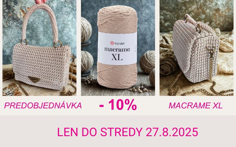 Predobjednávka Macrame XL - kategorie
