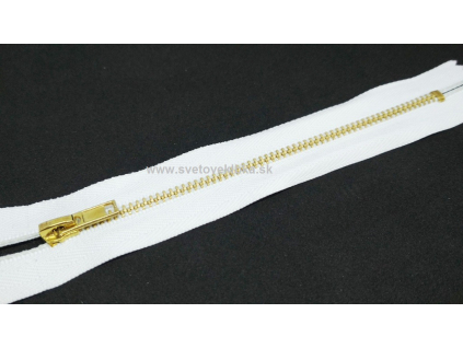 Zips šatový - KOV - 18 cm