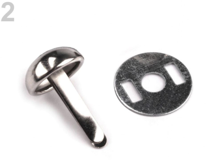 Dvojnôžkový cvoček 12x22 mm s plieškom