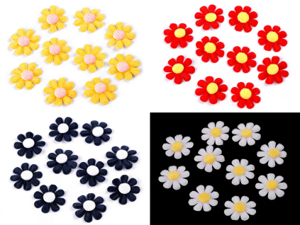 Kvet z filcu Ø2,7 cm