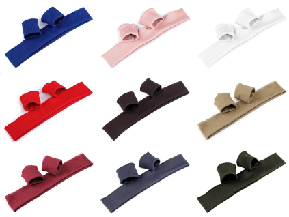Elastické úplety šírka 7 cm sada (2x rukáv, 1x pás)