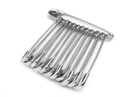 Zatváracie špendlíky dĺžka 34mm