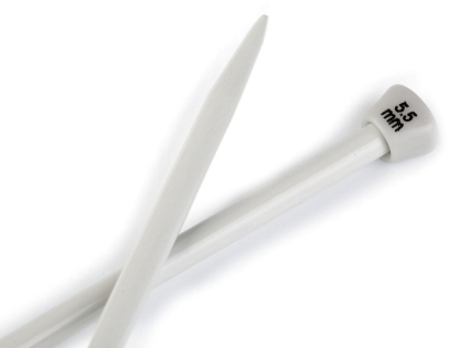 Rovné ihlice č. 5,5; (Varianta strieborná)