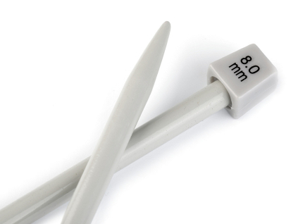 Rovné ihlice č. 8 (Varianta strieborná)