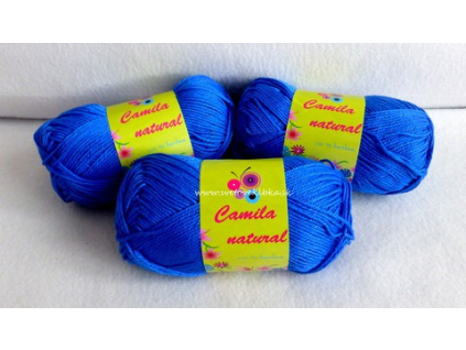 Camila natural 100 - kráľovská modrá