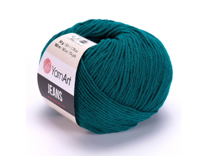 Jeans 63 - tmavá tyrkysová