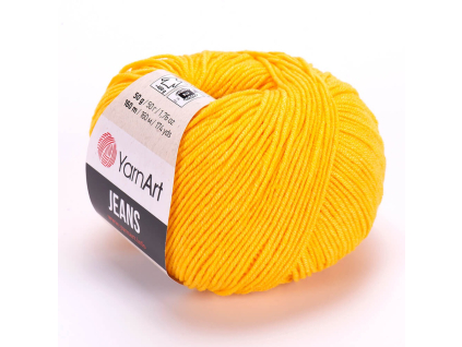 Jeans 35 - tmavo-žltá