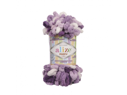 Puffy Color 5923 - biela-fialová