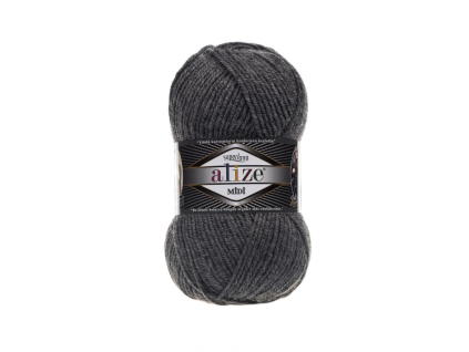 Superlana Midi 182 - tmavošedá melírovaná