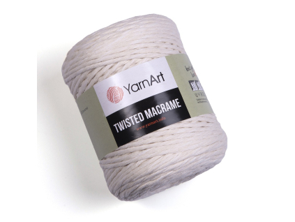 Twisted Macrame 5mm - 752 krémová