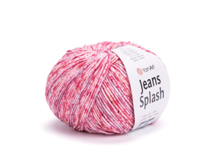 Jeans Splash 941 - Ružová-krémová