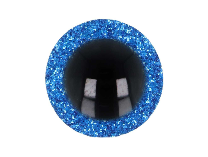 Bezpečnostné oči glitrové Ø 12 mm