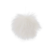 Kožušinový brmbolec s pútkom Ø8 cm (Varianta 1 Off White)