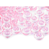 Gombík plastový Ø10mm - transparent polookrúhly