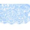 Gombík plastový Ø10mm - transparent polookrúhly