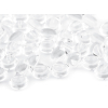 Gombík plastový Ø10mm - transparent polookrúhly
