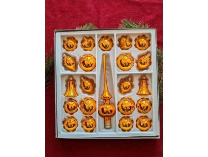 Sada 21+1 - dekor déšť - Zlatá