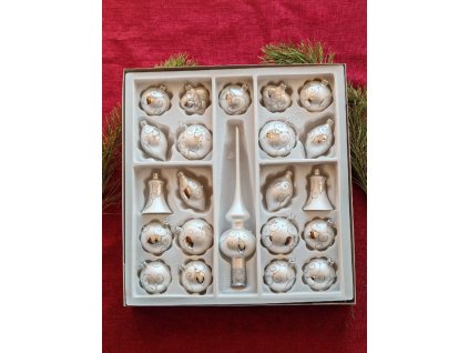 Sada 21+1 - zrcátko mat - Bílá