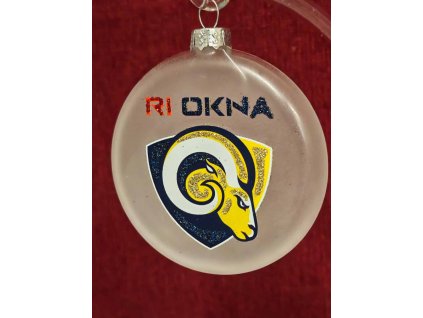 Skleněný medailon 8 cm - RI Okna Berani