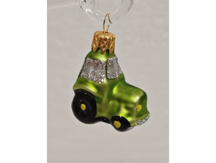 Miniatura - traktůrek - Zelená