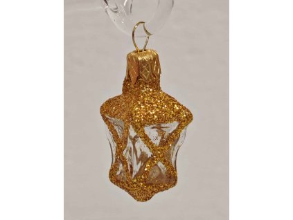 Miniatura - lucerna - Zlatá