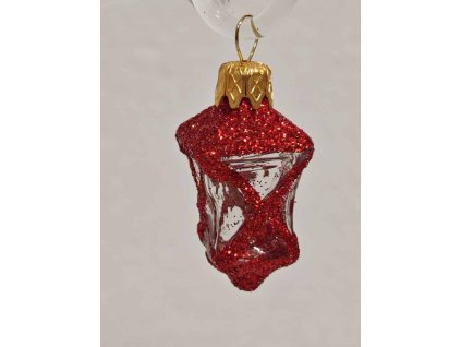 Miniatura - lucerna - Červená