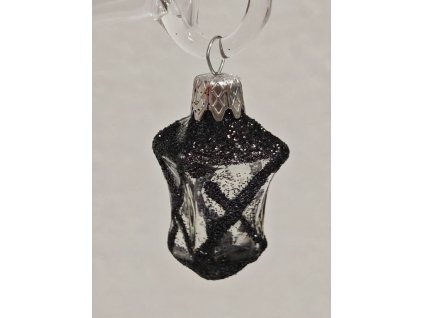 Miniatura - lucerna - Černá