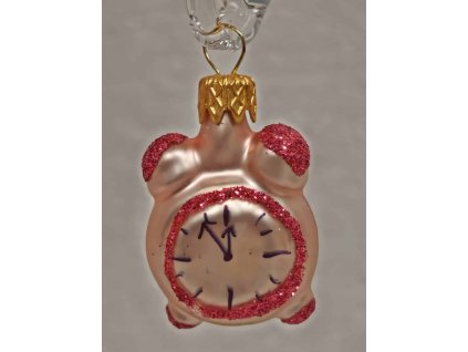 Miniatura - Budík - Růžová