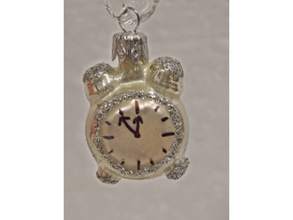 Miniatura - Budík - Bílá