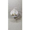 Lampa Ø 10cm se stojánkem - světle modrá