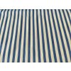Bavlněná látka modré pruhy