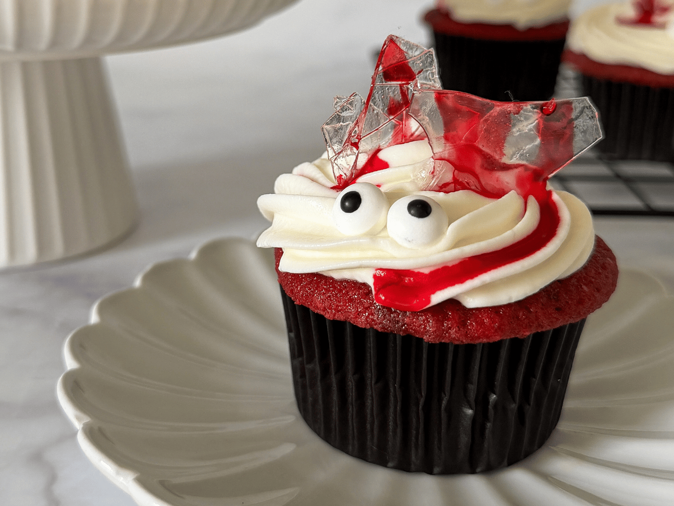 Krvavé Red Velvet cupcakes 🩸
