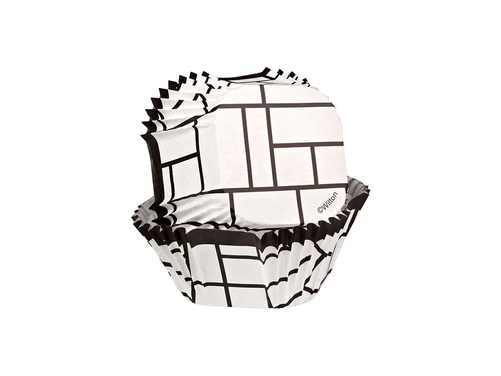 Košíčky čtvercové - White Blocks WILTON