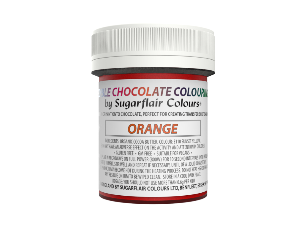 Sugarflair color čokoládová barva Orange