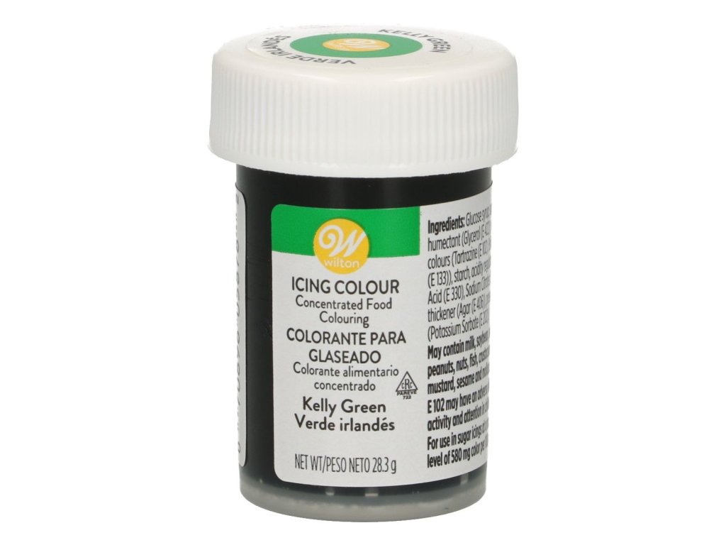 Kelly Green (Světle zelená) - Gelová barva WILTON