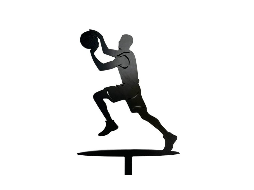 Zápich - basketbalista černý; T01