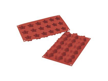 Silikonová forma Stars 18 ks