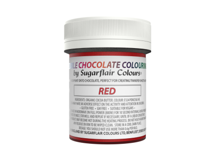Sugarflair color čokoládová barva red