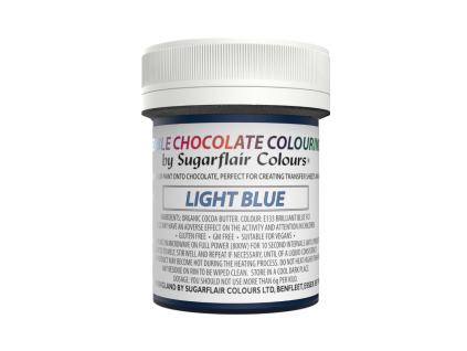 Sugarflair color čokoládová barva Light blue