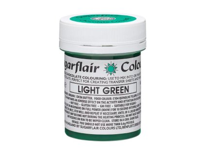 Sugarflair color - čokoládová barva - Light green