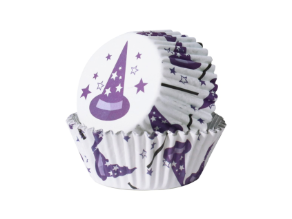 Košíčky 50 x 30 mm (30 ks ) Halloween klobouk