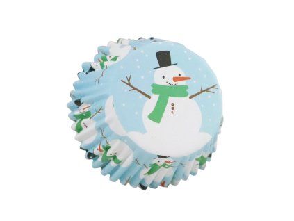 Košíčky 50 x 28 mm (30 ks ) - Snowman