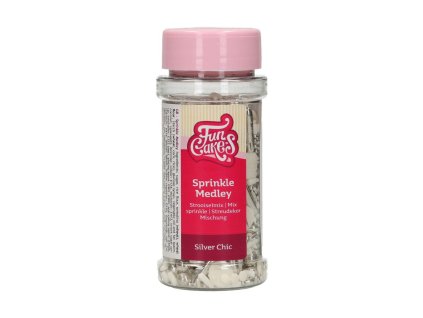 Sprinkle Medley - sypání stříbré Chic 65g